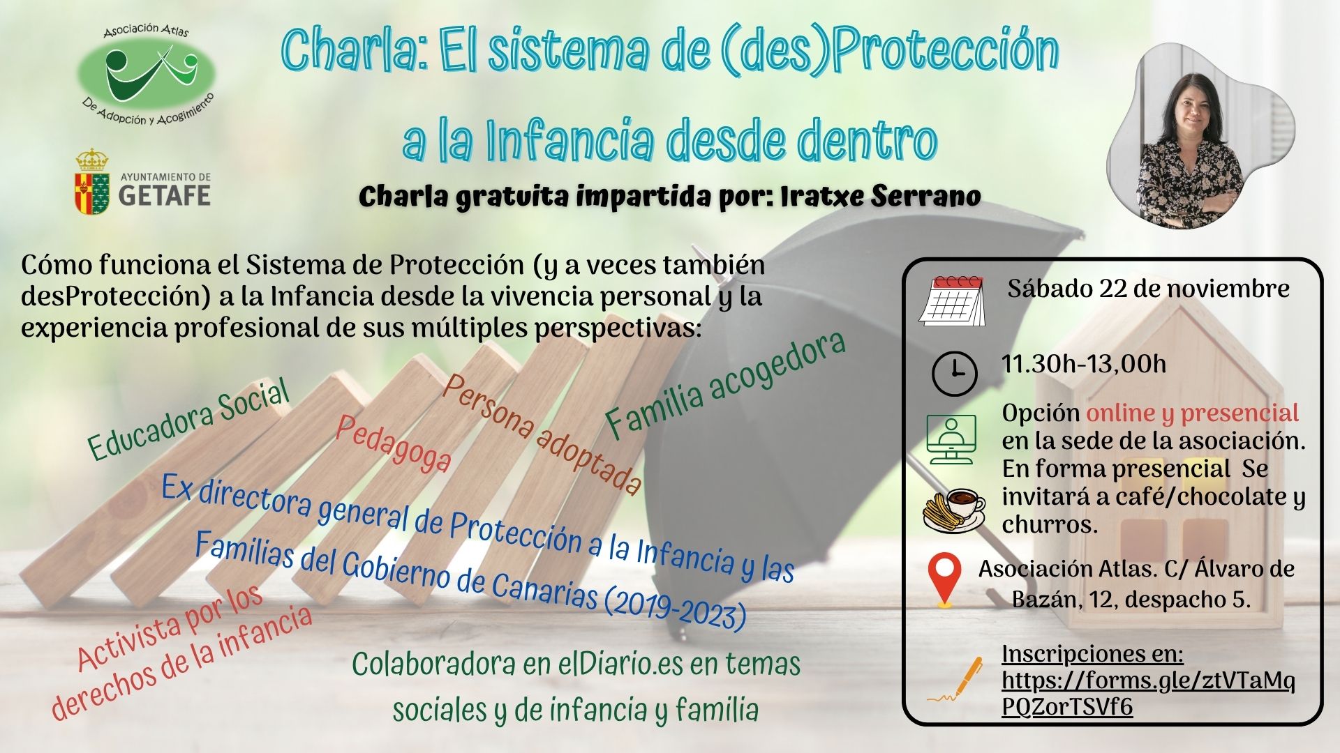 Charla El Sistema de desProtección a la Infancia desde dentro